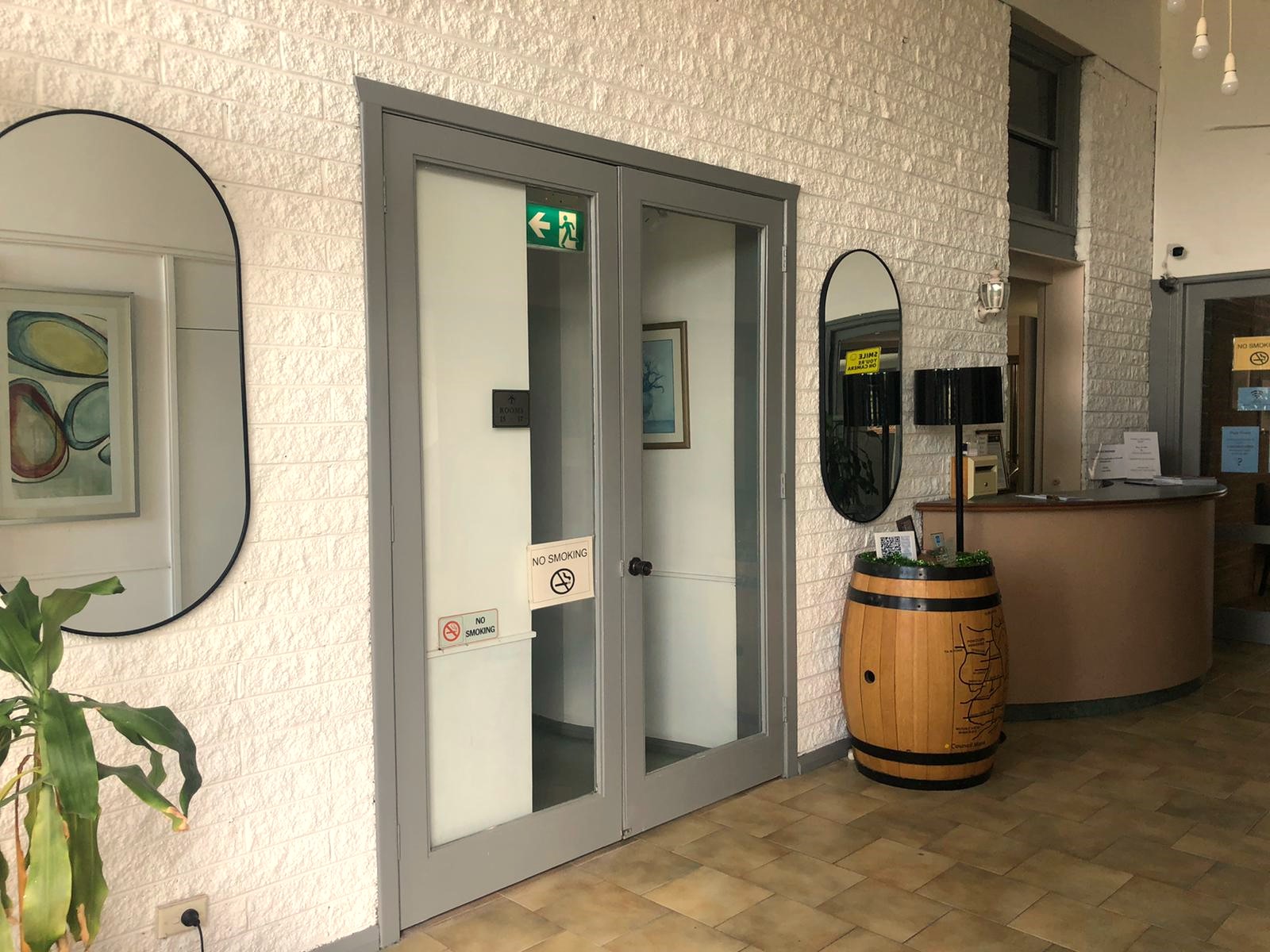 The reception at Hunter Valley Travellers Rest Motel